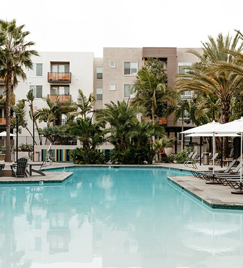 resort style pool