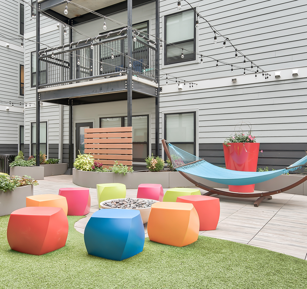 outdoor courtyard